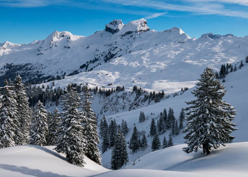 Takhle vypadá zima v Alpách